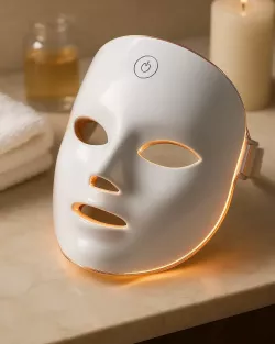 Светодиодная LED маска для лица 7 в 1: цветная светотерапия, омоложение, анти-акне, выравнивание тона thumbnail