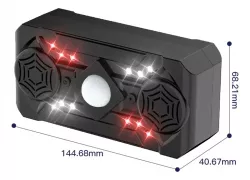 Ультразвуковой репеллент Siurn с двумя динамиками - USB-питание, 3 режима, черный thumbnail