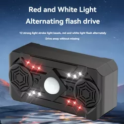 Ультразвуковой репеллент Siurn с двумя динамиками - USB-питание, 3 режима, черный thumbnail