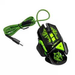 Игровая мышь PoloSmart PGS302 - 7200 DPI, 9 программируемых кнопок, RGB подсветка, USB подключение thumbnail