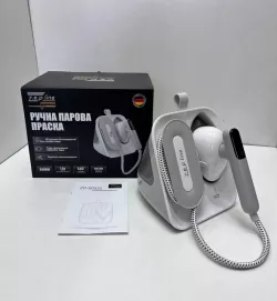 Ручной паровой утюг Zepline ZP-00222 - 3000Вт, сенсорное управление, 1.5л резервуар, 50г/мин пар, 45 мин без дозаправки thumbnail