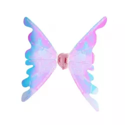 Светодиодные крылья феи Wings of Fairy - 65 см, подсветка и музыка, регулируемые лямки, безопасные материалы thumbnail