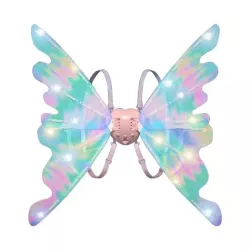 Светодиодные крылья феи Wings of Fairy - 65 см, подсветка и музыка, регулируемые лямки, безопасные материалы thumbnail