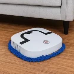 Моющий робот-пылесос SmartBot 2400 мАч - сухая и влажная уборка, инфракрасные сенсоры, до 120 мин работы thumbnail