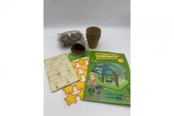 Игровой набор для выращивания растений - мини-теплица с капельным поливом, семена в комплекте thumbnail