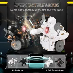 Боевые роботы VS Robot - 360° вращение, 2 игрока, 4 сменных оружия, дистанционное управление thumbnail