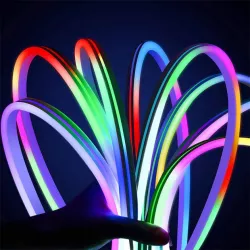 Умная RGB LED Neon лента 3м - USB, Bluetooth, пульт, 16 млн цветов, 200 режимов thumbnail