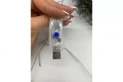 Гирлянда Роса 20м, 600 LED - USB и 220В, 8 режимов, пульт ДУ, IP44 thumbnail