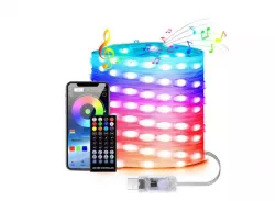 Уличные LED-гирлянды 3x10м с Bluetooth управлением - IP65, через приложение, USB-питание thumbnail