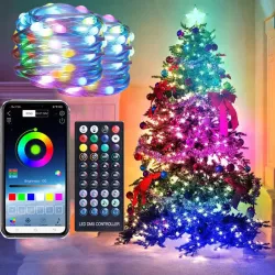 Уличные LED-гирлянды 3x10м с Bluetooth управлением - IP65, через приложение, USB-питание thumbnail