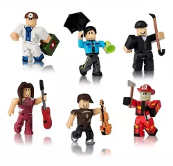 Набор фигурок Roblox Legends - 6 штук, Профессии, аксессуары, ABS пластик, от 3 лет, 7-8 см thumbnail