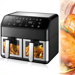 Аэрофритюрница DOMOTEC MS-3226 - 4800 Вт, 13 л, сенсорное управление, до 200°C thumbnail