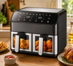 Аэрофритюрница DOMOTEC MS-3226 - 4800 Вт, 13 л, сенсорное управление, до 200°C thumbnail