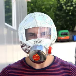 Противопожарная маска-противогаз Fire Mask - Защита от CO, HCN, HCI, Срок службы 30 минут, Легко надевается thumbnail