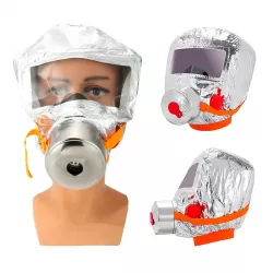Противопожарная маска-противогаз Fire Mask - Защита от CO, HCN, HCI, Срок службы 30 минут, Легко надевается thumbnail
