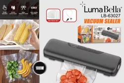Вакуумный упаковщик LumaBella LB-63027 - 100 Вт, 60 кПа, ширина запайки 30 см, 10 пакетов и шланг в комплекте thumbnail
