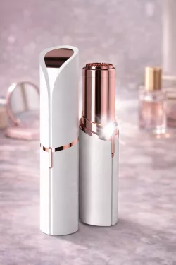 Эпилятор-триммер FLAWLESS Facial Hair Remover - портативный, безболезненный, USB-кабель в комплекте, белый thumbnail