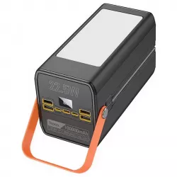 Портативный аккумулятор Power Bank Hoco DB49 - 100000 mAh, 22.5W, QC3.0, PD20W, 4 USB/Type-C порта, LED дисплей thumbnail