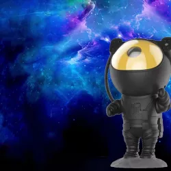 Ночник LED Астронавт - Лазерный проектор звездного неба, 8 режимов, USB, пульт в комплекте thumbnail