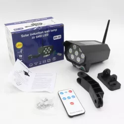 Муляж камеры с датчиком движения и солнечной панелью - 42 LED, IP65, 120° угол, пульт ДУ, 6-8 часов работы thumbnail