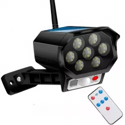 Муляж камеры с датчиком движения и солнечной панелью - 42 LED, IP65, 120° угол, пульт ДУ, 6-8 часов работы thumbnail