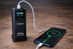 Портативный Power Bank UNIQUE 60000mAh - Быстрая зарядка, LED-дисплей, Универсальная совместимость thumbnail