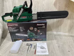 Бензопила KRAFFTEC 45 см - 6500 Вт, 9500 об/мин, антивибрационная ручка, система X-Torq thumbnail