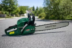 Бензопила KRAFFTEC 45 см - 6500 Вт, 9500 об/мин, антивибрационная ручка, система X-Torq thumbnail