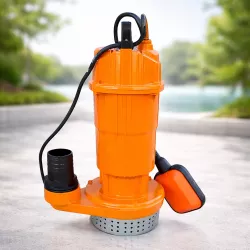 Канализационный насос 220V, 3150W, 4.2HP - чугун/алюминий, подача до 50 л/мин, высота подъема 16 м, глубина погружения 5 м thumbnail