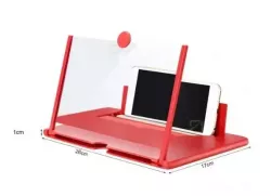 Подставка-увеличитель экрана 10'' для смартфонов - 3D, 5D, 6D, 3-кратное увеличение, складная, портативная thumbnail