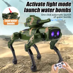 Интерактивный робот-собака Smart Dog MECH GUARDIAN - 12 действий, управление пультом/приложением, стрельба мягкими шариками, аккумулятор 3500 мАч thumbnail