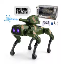 Интерактивный робот-собака Smart Dog MECH GUARDIAN - 12 действий, управление пультом/приложением, стрельба мягкими шариками, аккумулятор 3500 мАч thumbnail