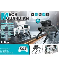 Интерактивный робот-собака Smart Dog QF660-5 - радиоуправление, LED-глаза, съёмная корзина, аккумулято thumbnail