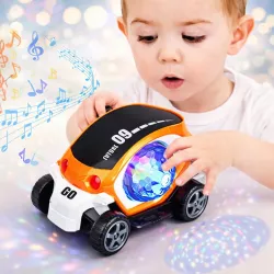 Интерактивная машинка Future 09 - вращение 360°, Bump&Go, LED-диско-шар, музыкальное сопровождение thumbnail