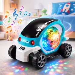 Интерактивная машинка Future 09 - вращение 360°, Bump&Go, LED-диско-шар, музыкальное сопровождение thumbnail