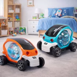 Интерактивная машинка Future 09 - вращение 360°, Bump&Go, LED-диско-шар, музыкальное сопровождение thumbnail