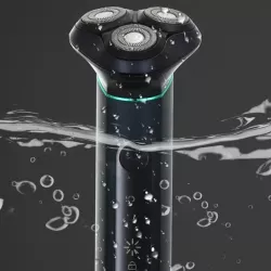Аккумуляторная электробритва VGR V-310 - Три головки, водостойкость IPX7, LED-дисплей, автономность 200 минут thumbnail