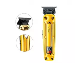Аккумуляторная машинка для стрижки VGR V-904 GOLD - 2000 мАч, LED-дисплей, 4 насадки, автономность 250 мин thumbnail