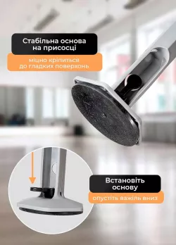 Боксерская груша на стойке с вакуумной фиксацией - регулируемая высота 139-154 см, для бокса и фитнеса thumbnail