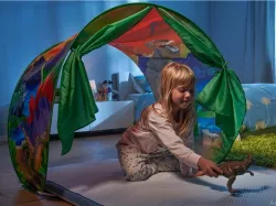 Детская палатка Dream Tents Plus - зеленая, легко крепится к кровати, подходит для 0-10 лет thumbnail
