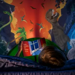 Детская палатка Dream Tents Plus - зеленая, легко крепится к кровати, подходит для 0-10 лет thumbnail