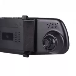 Видеорегистратор-зеркало DVR AK47 с задней камерой - Full HD, антиблеск, циклическая запись, 2 камеры thumbnail