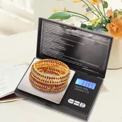 Ювелирные электронные весы MS 2020 - 0.1г/1000г, 6 единиц измерения, подсветка дисплея, автоотключение thumbnail