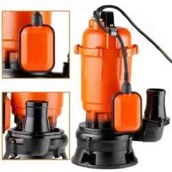 Погружной дренажный насос UKC 220V 3750W - с поплавком, для чистой и грязной воды, напор до 25 м thumbnail