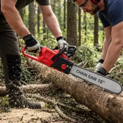 Аккумуляторная цепная пила Electric SAW - 16 дюймов, 36V, 2 аккумулятора 6.0 Ah, в кейсе, бесключевая регулировка thumbnail