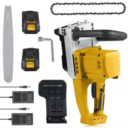 Аккумуляторная цепная пила Electric SAW 16 дюймов - 36V, 2 аккумулятора 6.0 Ah, 11 м/сек, автоматический масляный насос, бесключевая регулировка thumbnail