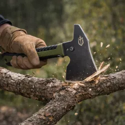 Топор Gerber Pack Hatchet - Стальная голова, Антискользящая рукоятка, Легкий вес, Для походов и туризма thumbnail