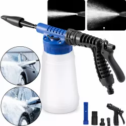 Пистолет-распылитель для мойки авто Car Wash Rocket - 5 режимов, резервуар 1 л, совместим с садовым шлангом thumbnail