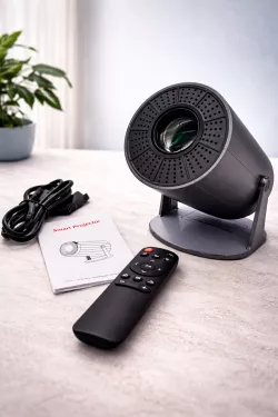 Смарт проектор PR80 4K Ultra HD с WIFI - LED 120 люмен, HDMI, USB, тихая работа, итальянский дизайн thumbnail