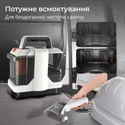Универсальный моющий пылесос DOCTOR-101 - для ковров и авто, глубокая чистка, легкий и портативный thumbnail
